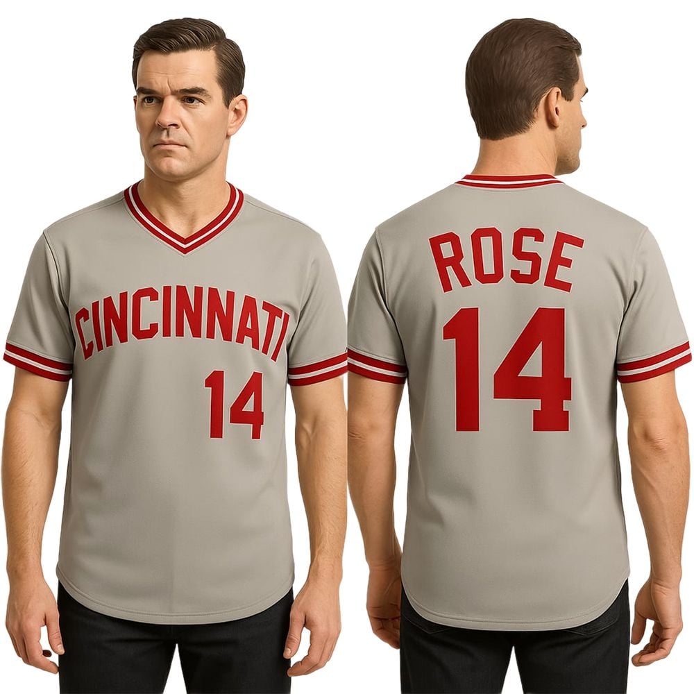2025 Reds Pete Rose 14 Replica Jersey Giveaway - Grishko.com