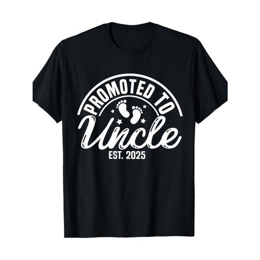 2025 The New Model Is Promoted To Uncle Text Printed Round Neck Short-sleeved T-shirt, Multi-size Adaptation, Four Seasons Daily Leisure Style Made in USA