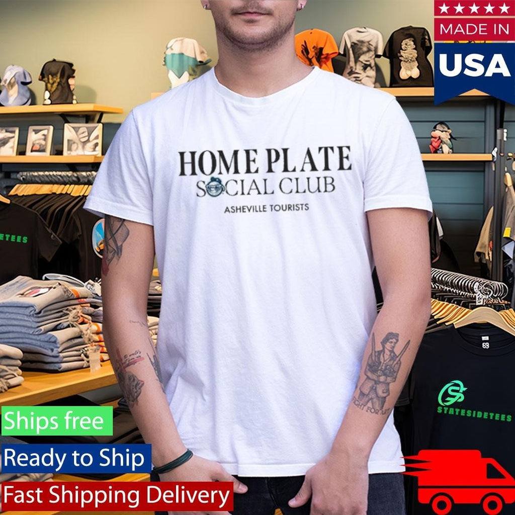2026 Asheville Tourists Home Plate Social Club Giveaway Shirt