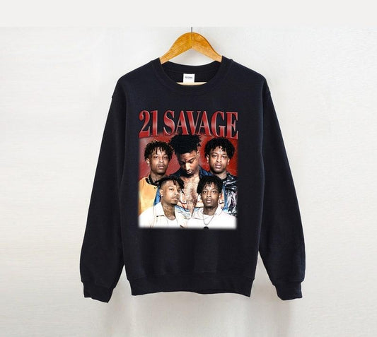21 Savage T-Shirt, 21 Savage Shirt, 21 Savage Tees, Retro 21 SavageShirt, Style T-Shirt
