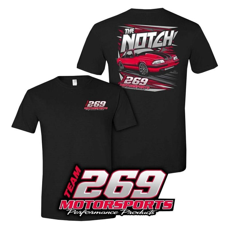 269 Motorsports The Notch T-shirt, Menswear Car Parts Short Sleeve Hoodie, Sweatshirt | DripVista.com