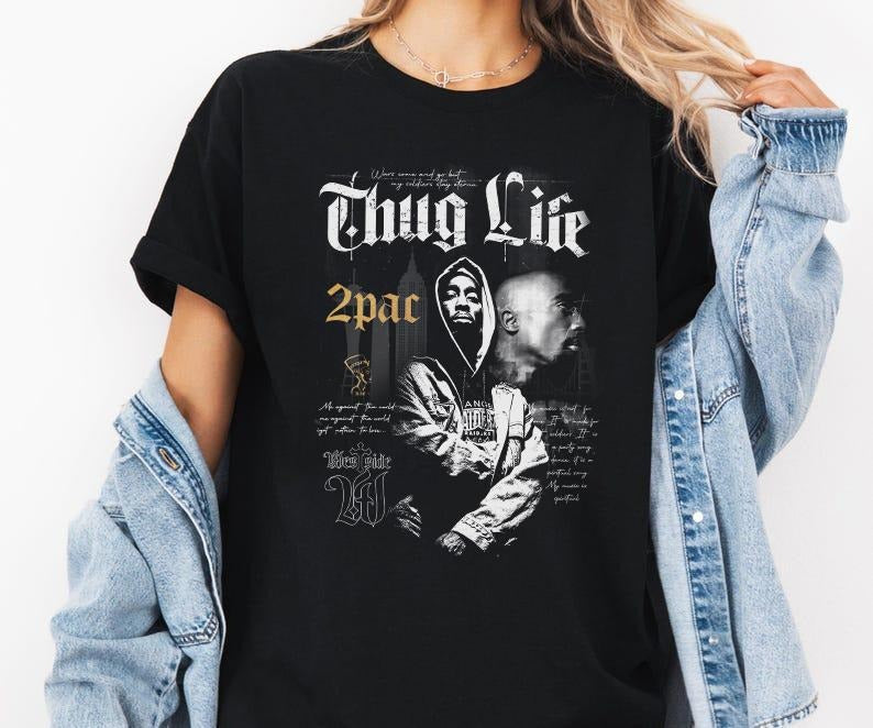 2PAC Rapper Tshirt, Hip Hop Legends and Pioneers Tee, Gift For Fan, 90s Hip Hop, 2PAC060 Hoodie, Sweatshirt | DripVista.com