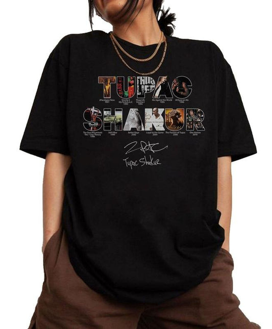 2Pac Album Shirt, 2PAC Rapper Tshirt, Hip Hop Legends and Pioneers Tee, Gift For Fan, 90s Hip Hop