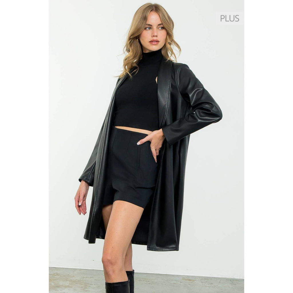 /Size Xl/ Leather Coat
