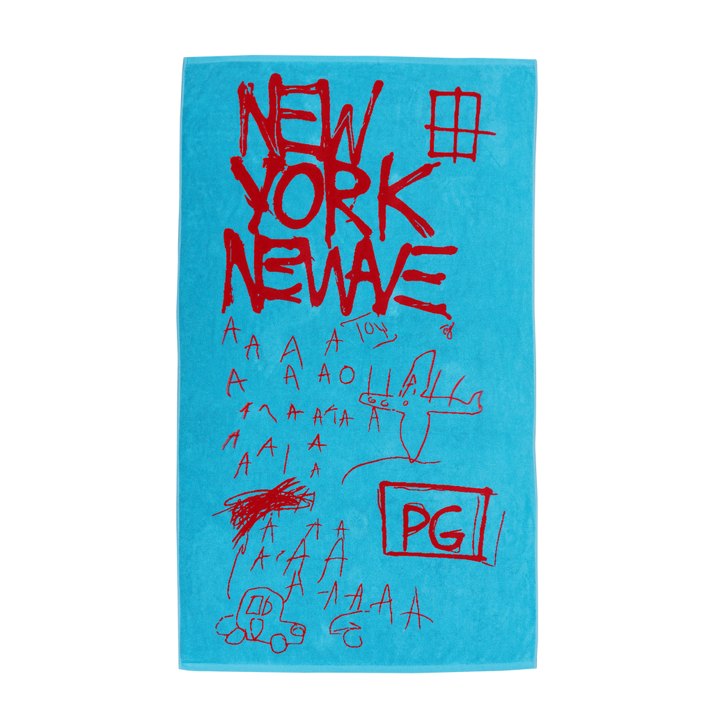 Jean-Michel Basquiat “New York New Wave” Beach Towel