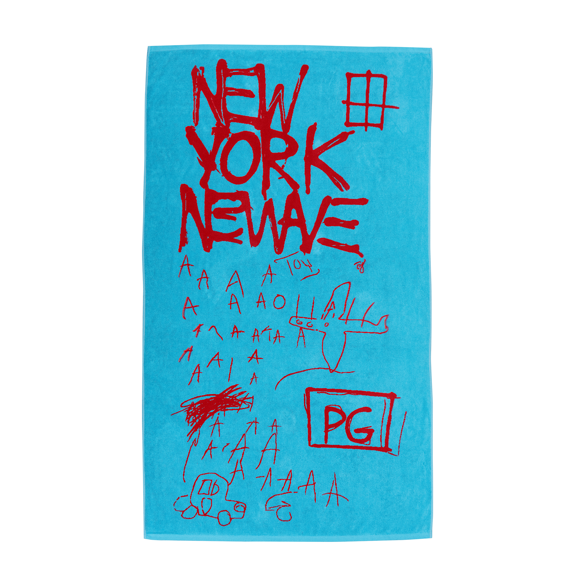 Jean-Michel Basquiat “New York New Wave” Beach Towel