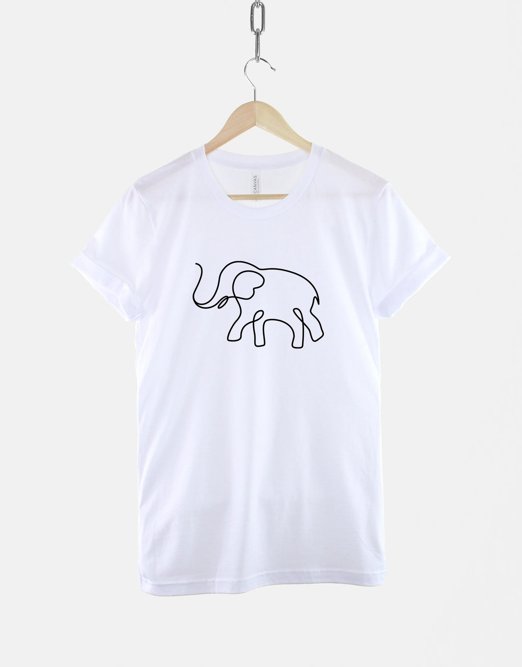 Minimalist Elephan Elephant Animal Lover Wildlife Fan Unisex T-shirt, Sweatshirt, Hoodie (4)