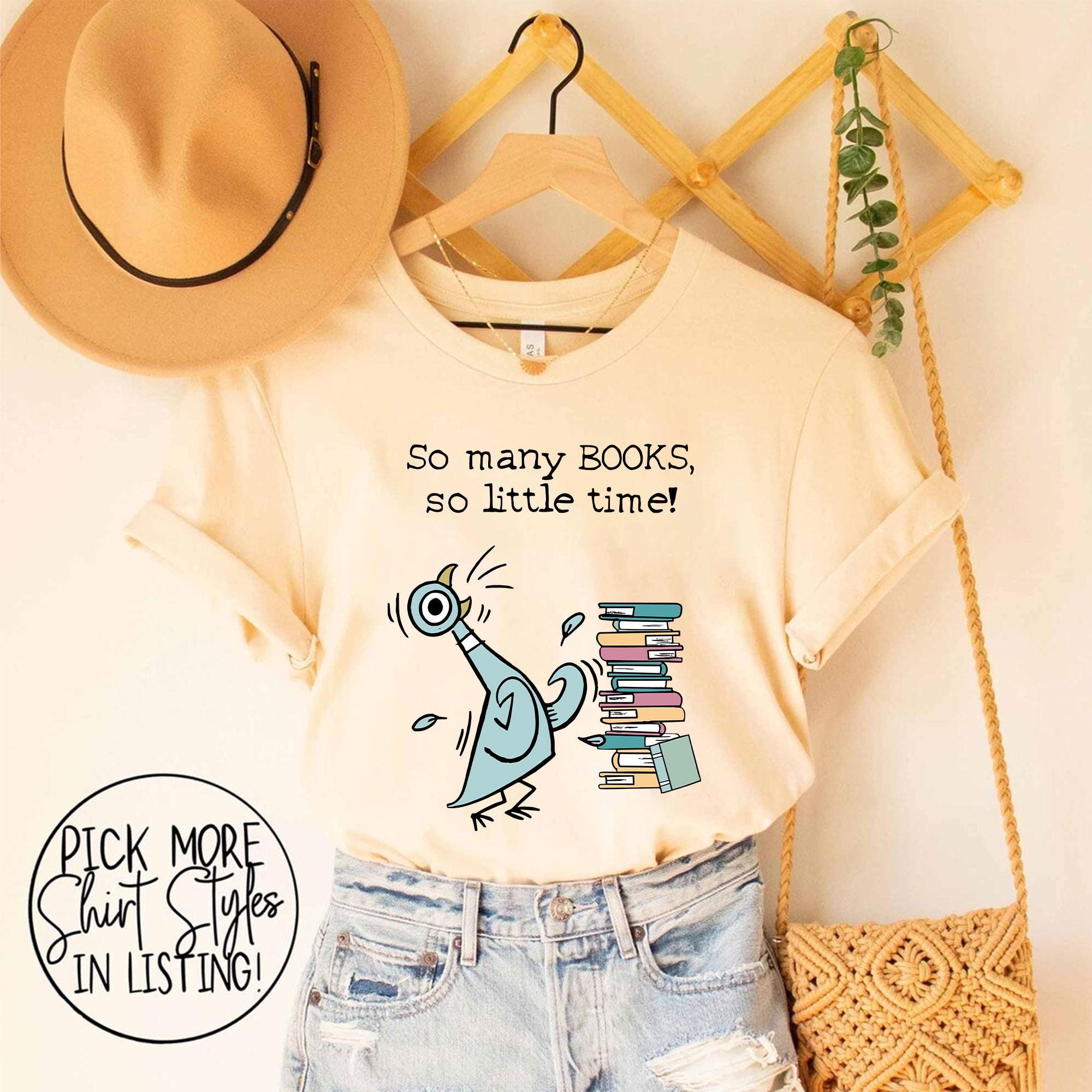 Many Books Little Time Elephant Piggie Elementary Teacher Teacher Reading Book Lover Pigeon (4)