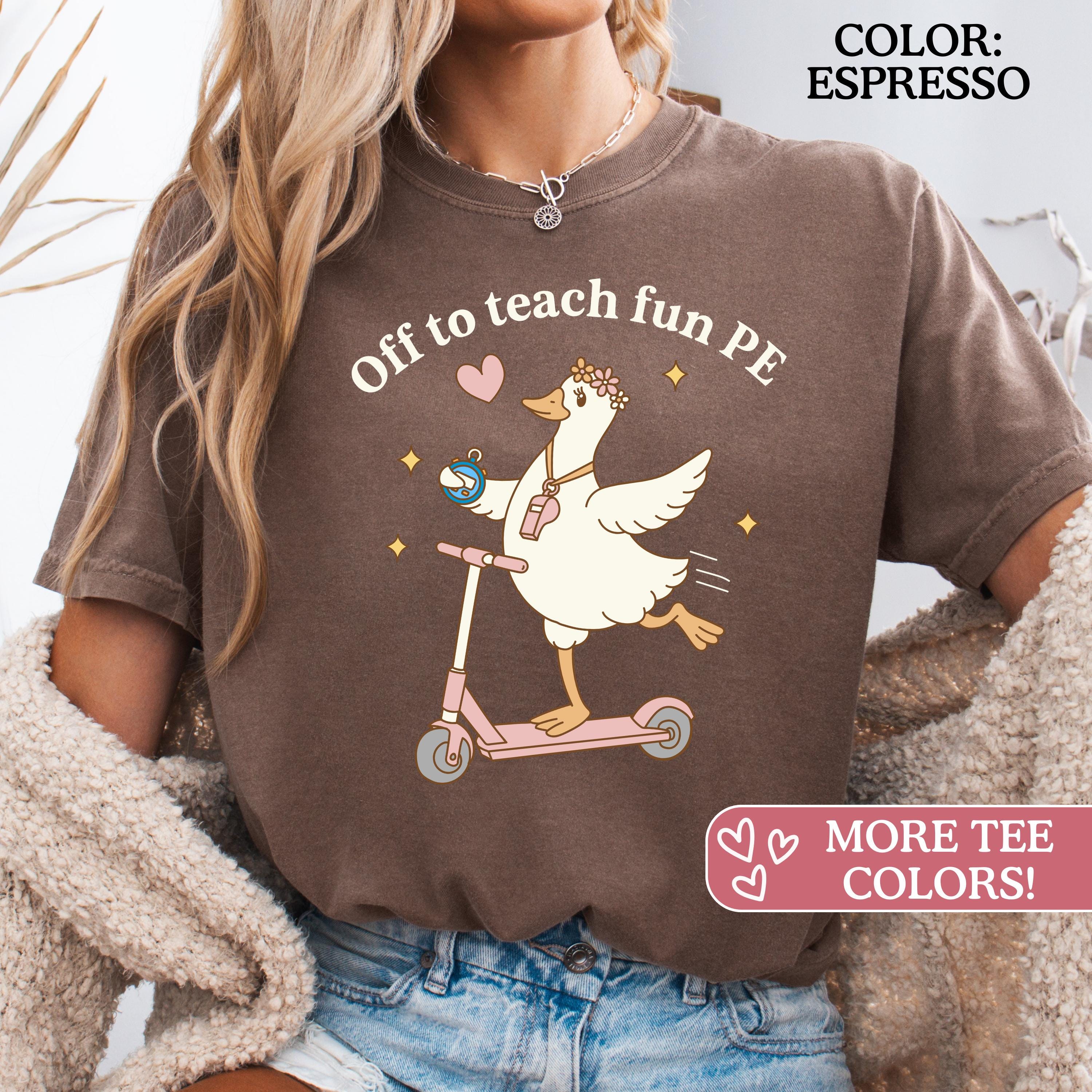 Comfort Colors Pe Teacher Gym Squad Retro School Coach Tee Educator (4)