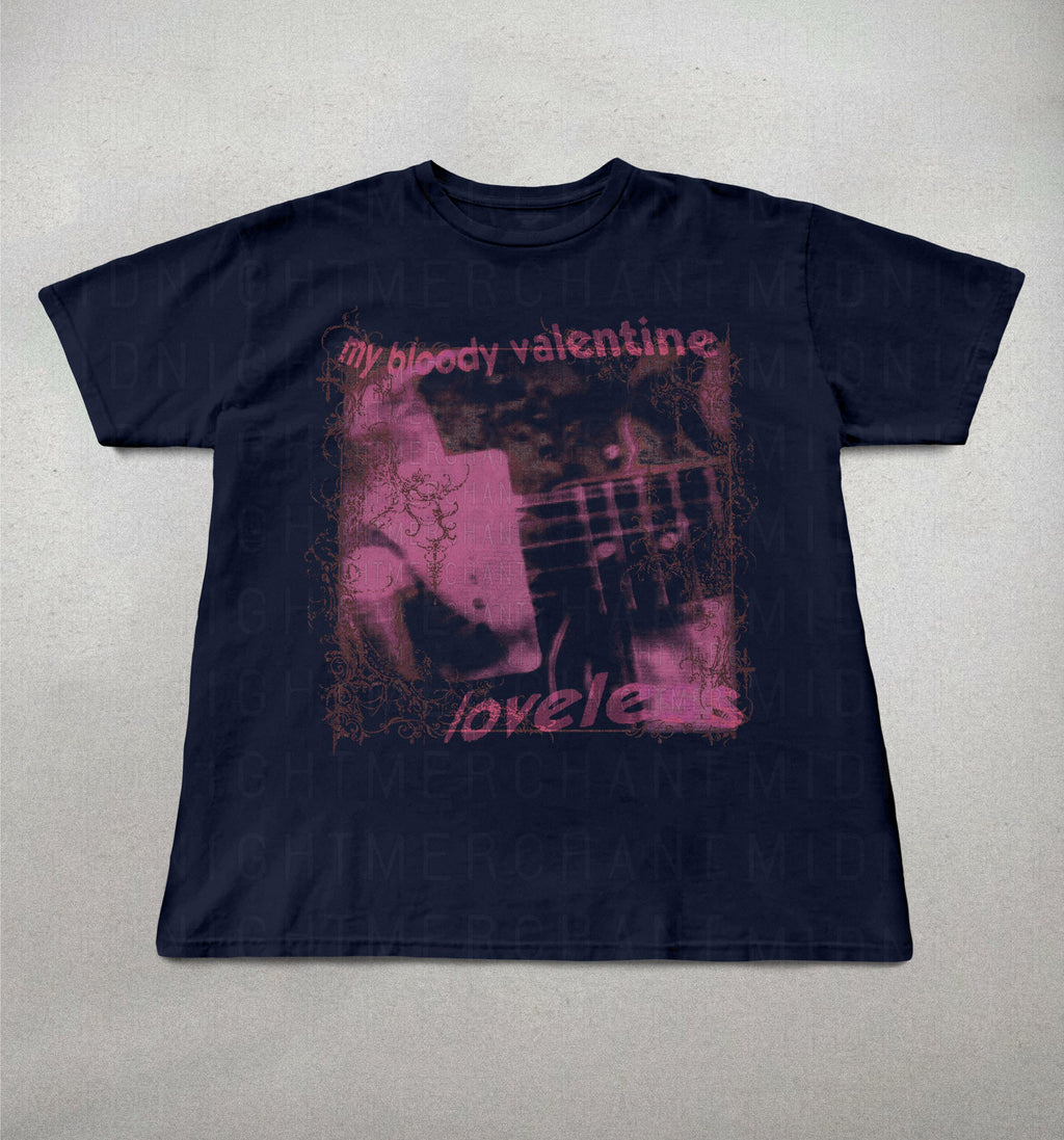 Bloody Valentine Loveless 90s Shoegaze Band Tee 90s Retro Y2k Loveless Tee (4)