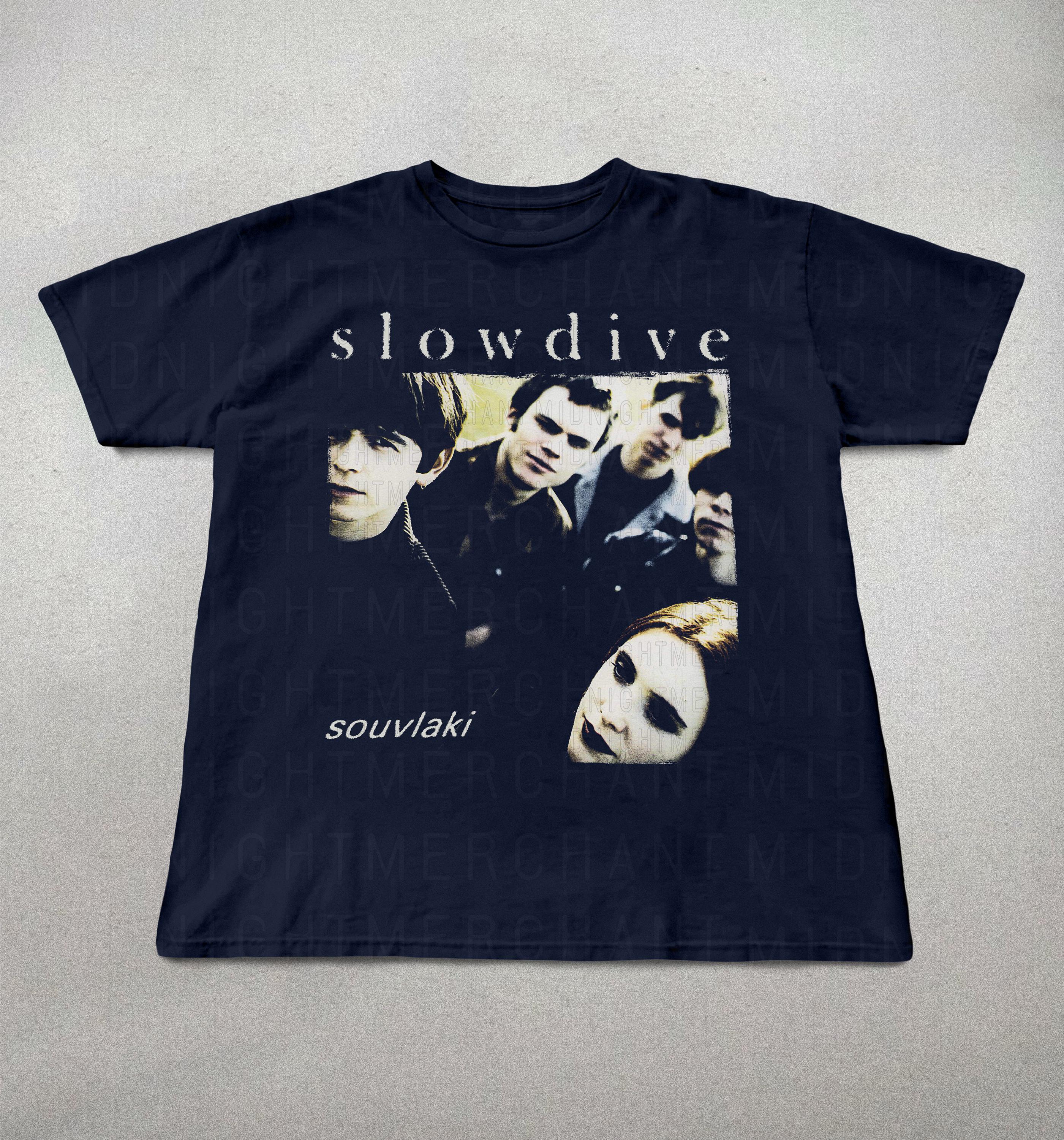 Slowdive Soulvaki 90s Band Tees Alt Rock Band Tee 90s Sheogaze Slowdive Band Tee Retro (4)