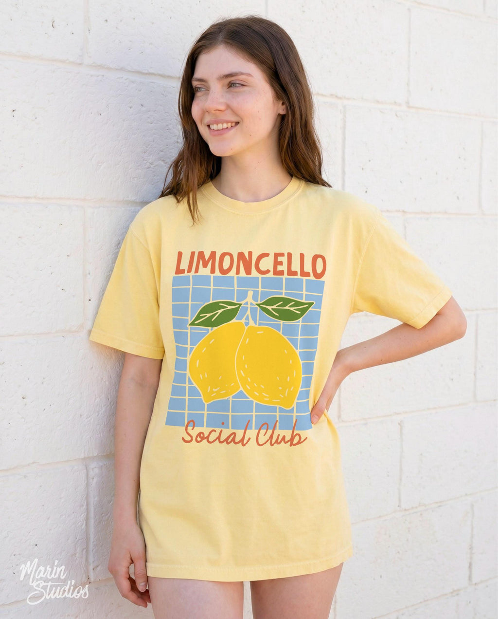 Limoncello Social Club Amalfi Lemon Comfort Colors Italian Summer (4)