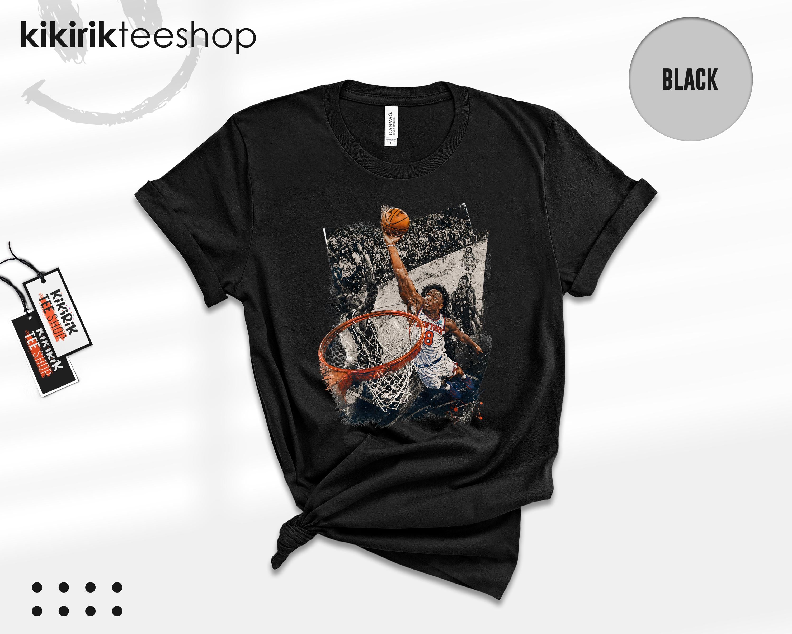 Og Anunoby Hand God York Knicks Retro Basketball Tee Option (4)