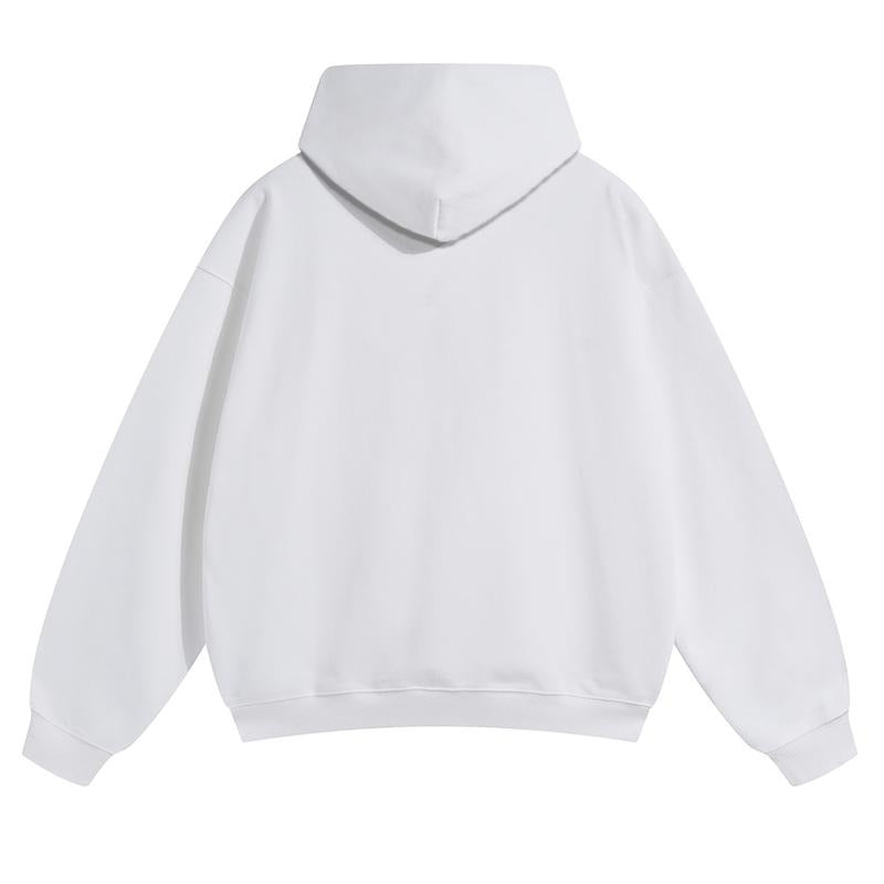 [3-Days Delivery] [Solid Color] Solid Color Heavy Hoodie Unisex Oversized Drawstring Hooded Cotton Sweatshirt with Front...