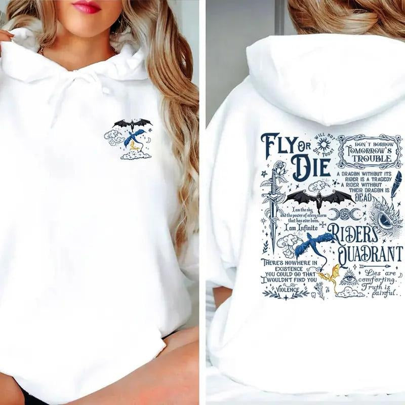 3 Dragons Of Fourth Wing Riders Quadrant Sweatshirt, Fourth Wing Sweatshirt, Dragon Riders Shirt Hoodie | DripVista.com