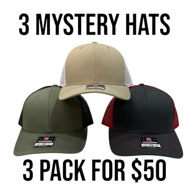 3 For $50 Mystery Hat Pack T-Shirts, Hoodie, Sweatshirt | DripVista.com