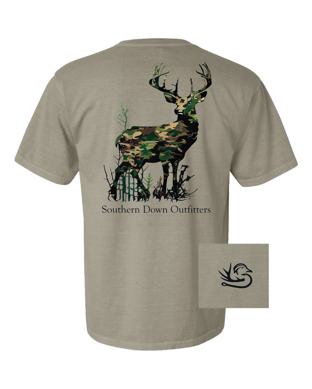 Camo Deer Tee