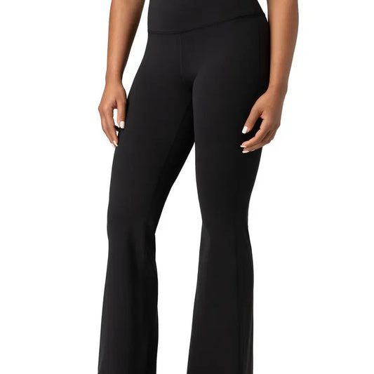 Colorfulkoala Women's Dreamlux High Waisted Flared Leggings Workout Yoga Pants 29.5" / 31.5" Inseam Sports Bottoms Ladies Sportswear