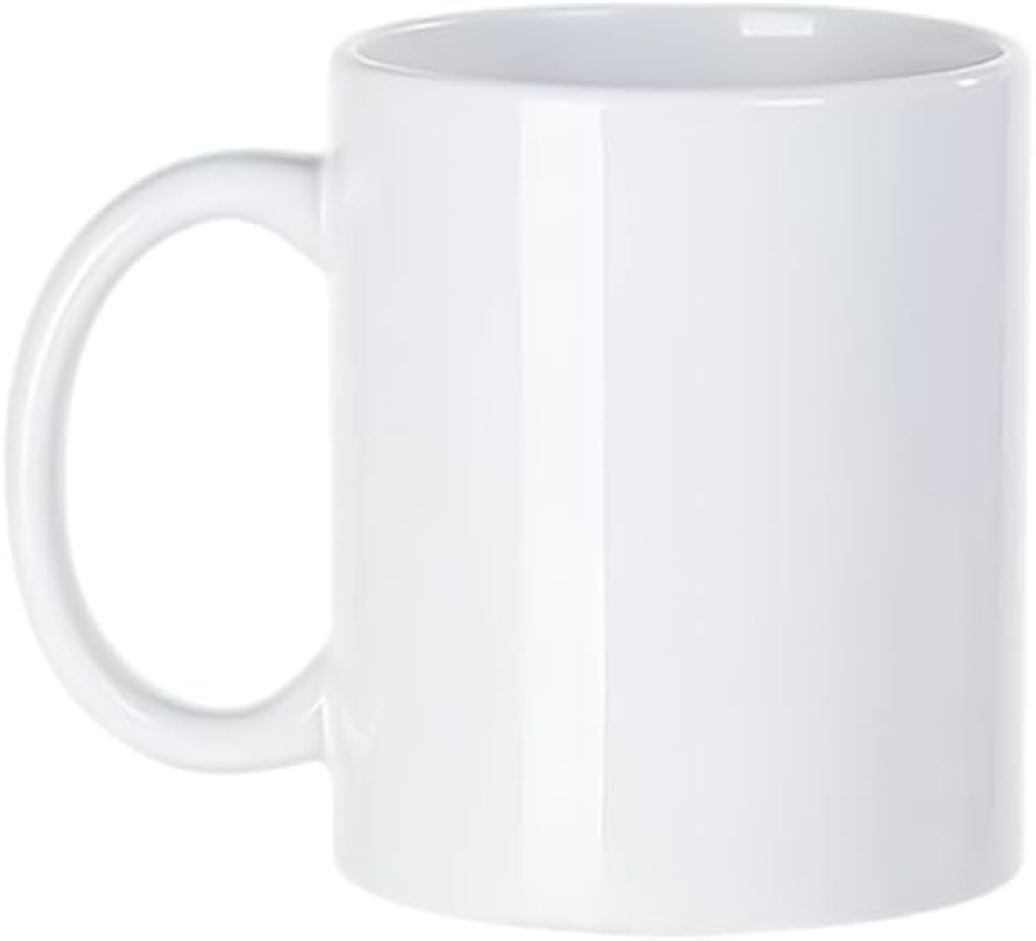 Sublimation Mug 11 oz, Sublimation Blanks, Ceramic Coffee Cup, White Cups for DIY Sublimation Printing, Painting and Personalized Gifts, 1 Pack
