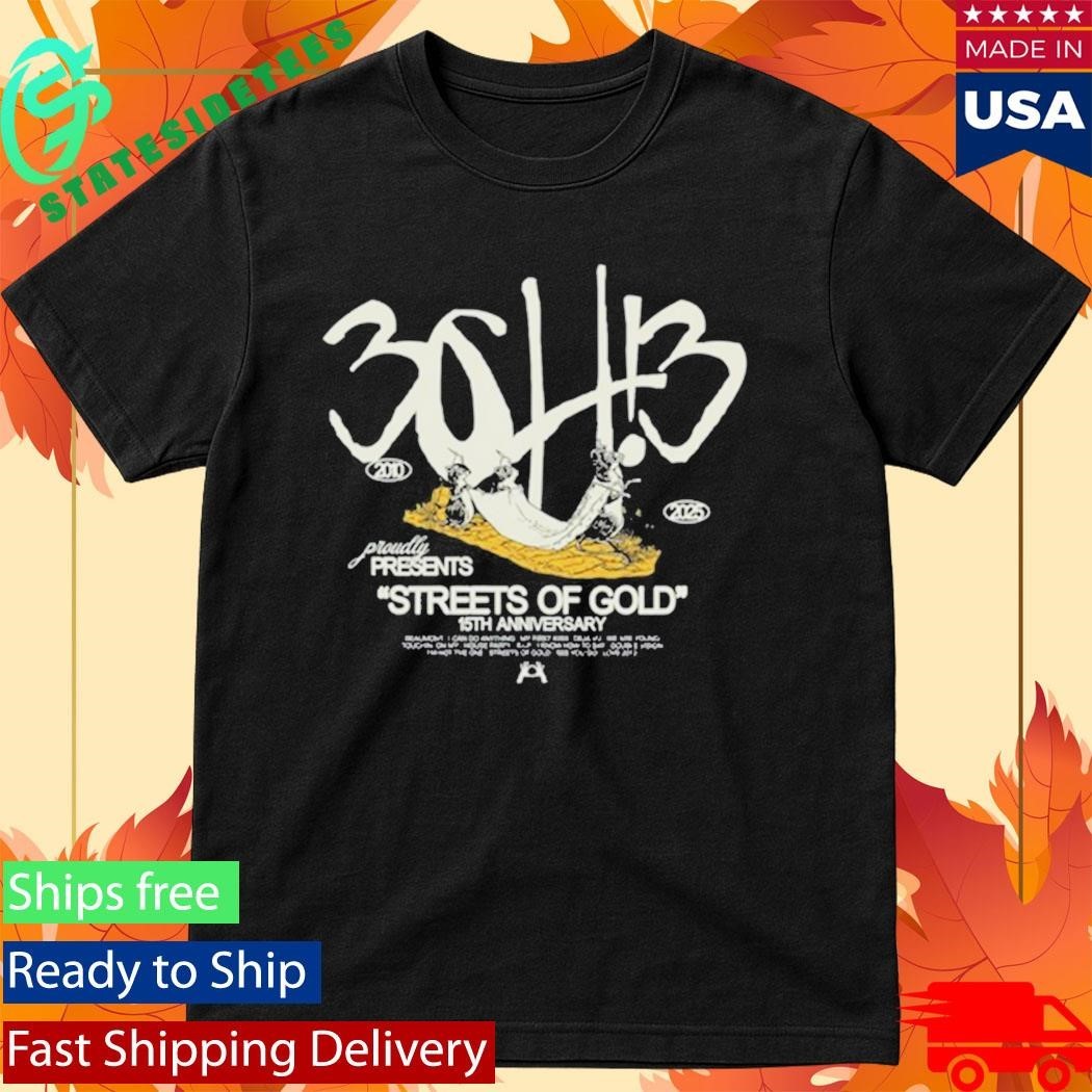 3OH!3 15th Anniversary of Streets Of Gold Shirt