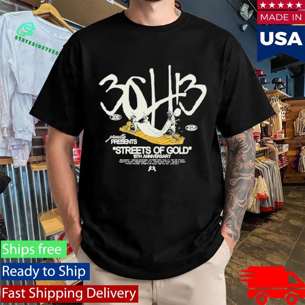 3OH!3 15th Anniversary of Streets Of Gold Shirt