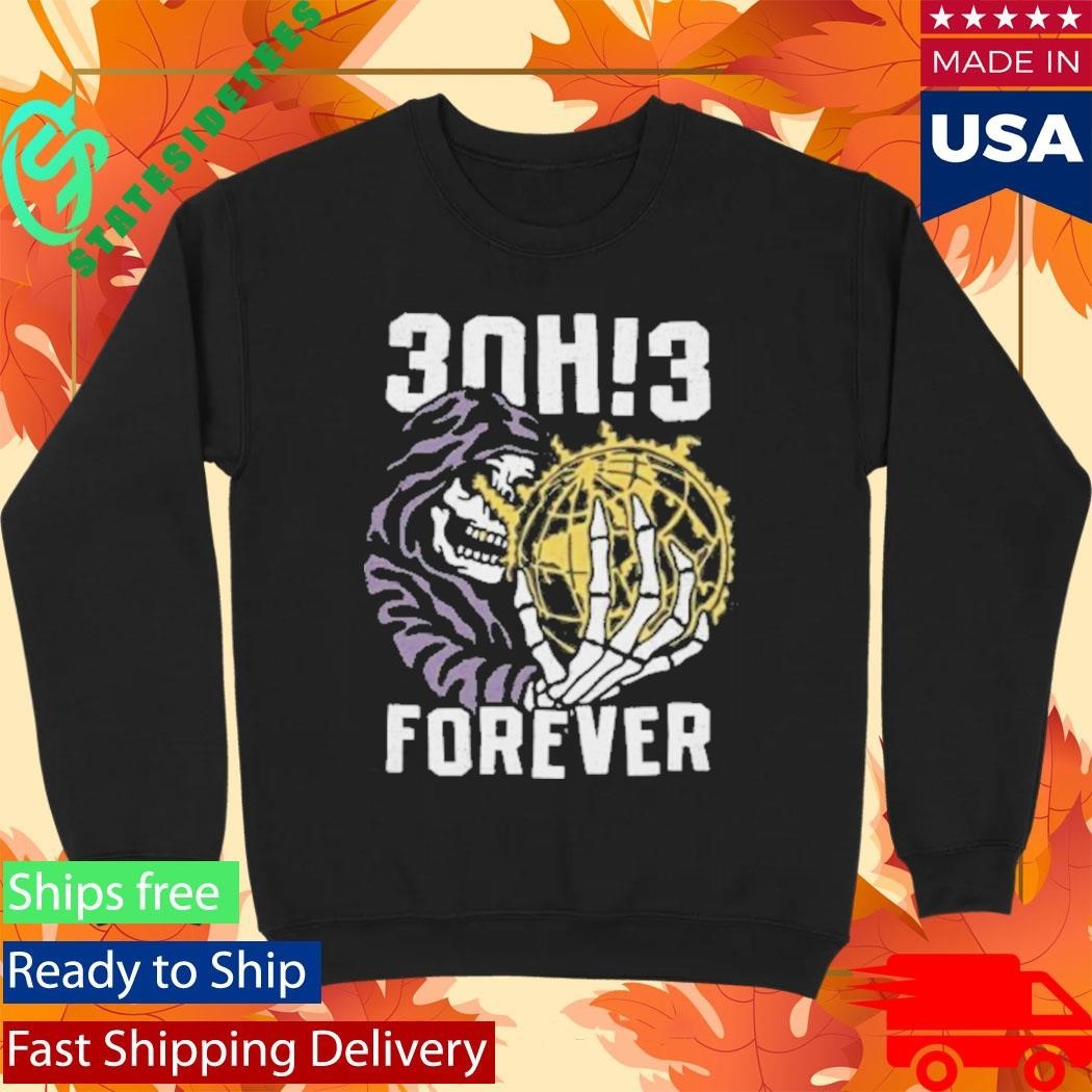 3Oh!3 Forever Skeleton Earth Shirt
