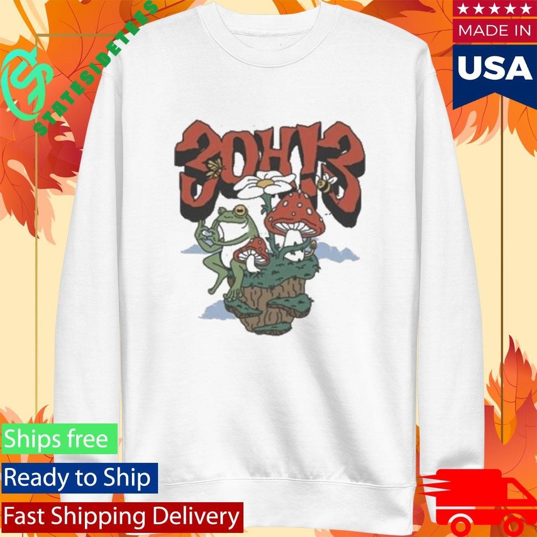 3Oh3 Frog Mushroom Flower Shirt