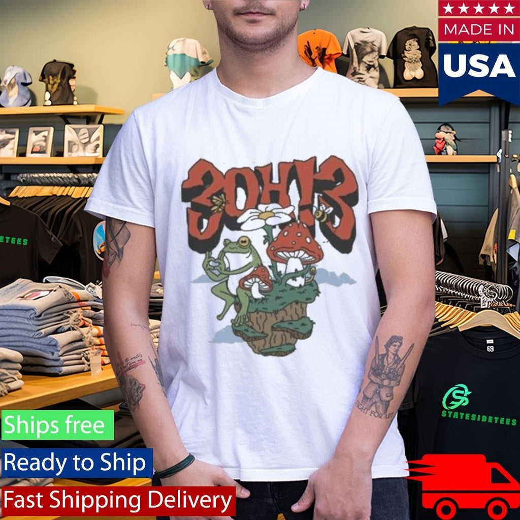 3Oh3 Frog Mushroom Flower Shirt