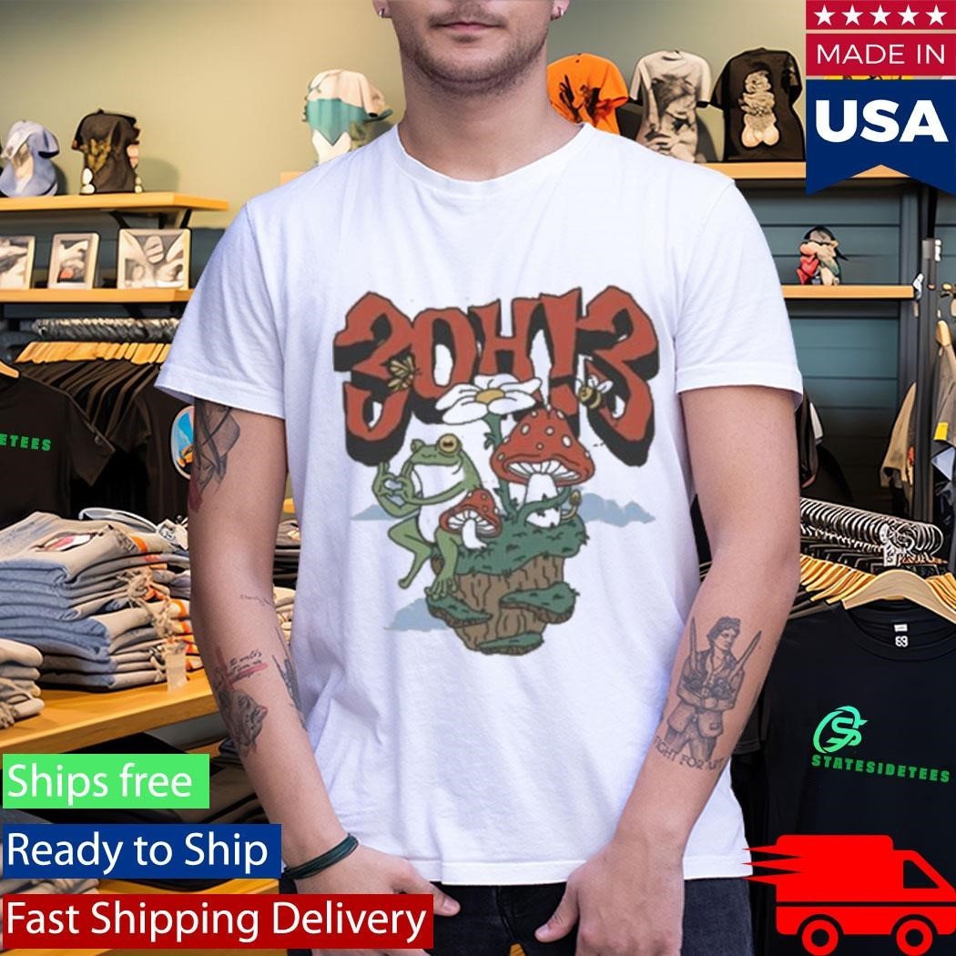 3Oh3 Frog Mushroom Flower Shirt