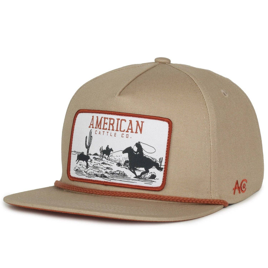 Roper 5-Panel Cotton Twill Snapback Hat