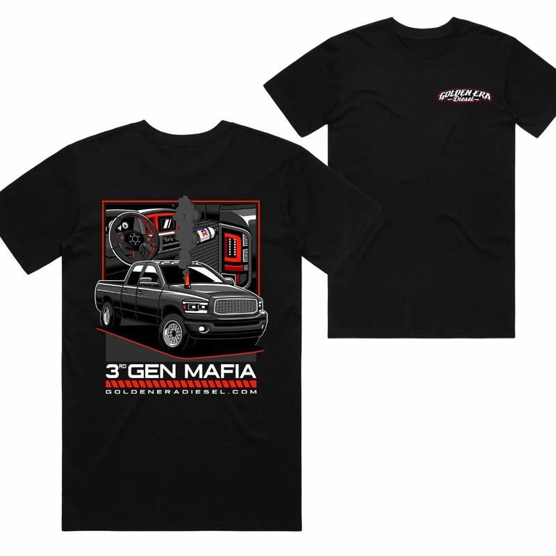 3rd Gen Mafia Tee - Graphic Truck Enthusiasts Stylish Car Merch For Automotive Enthusiasts Hoodie, Sweatshirt | DripVista.com