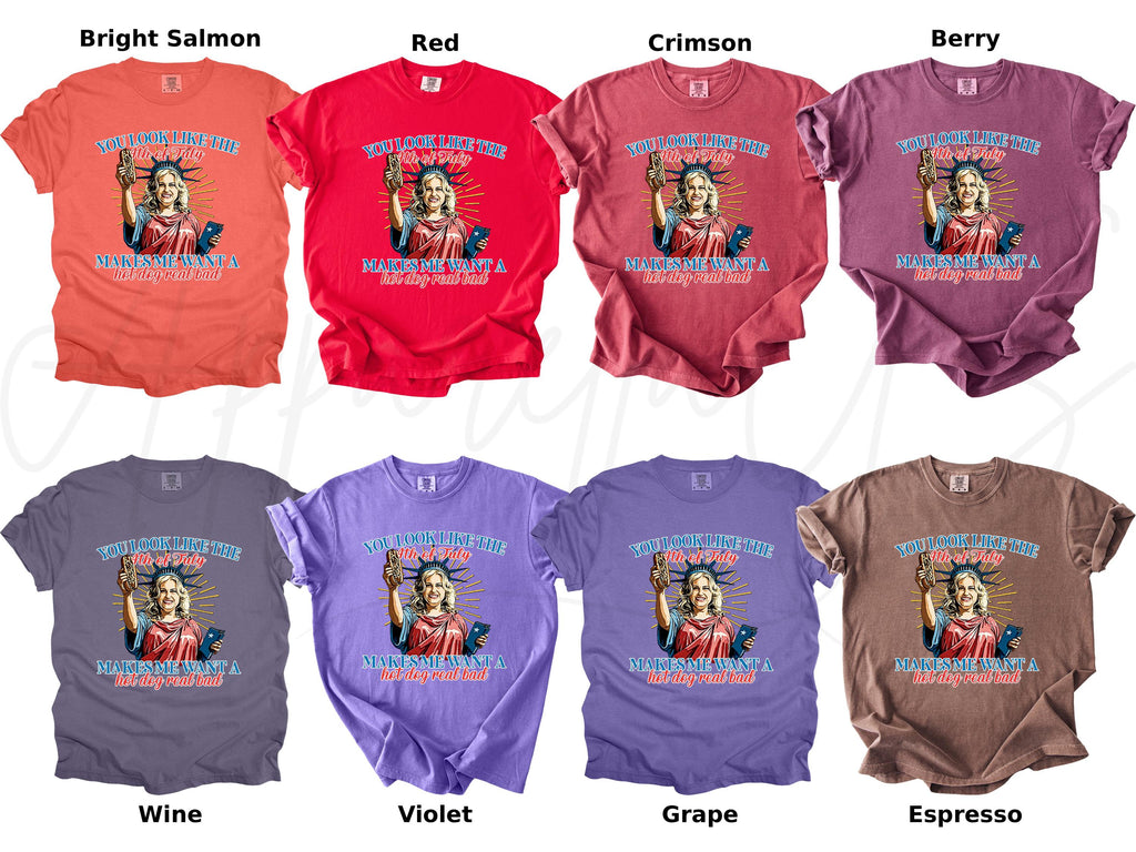 Comfort Colors Like 4th July Tee Makes Want Dog Real Bad Independence Day 4th July Gif (5)