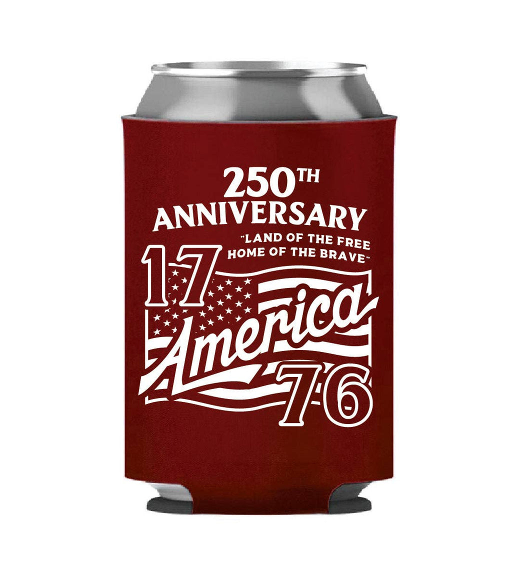 250th Anniversary Red Koozie - 4698