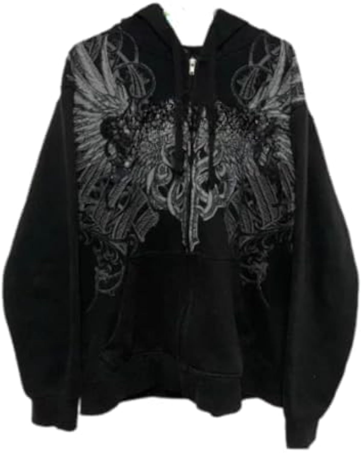 Streetwear Jacket Y2k Grunge Zip Up Hoodie Women Men Oversized Emo Goth 2000s Graphic Hoodie Baggy Sweatshirts