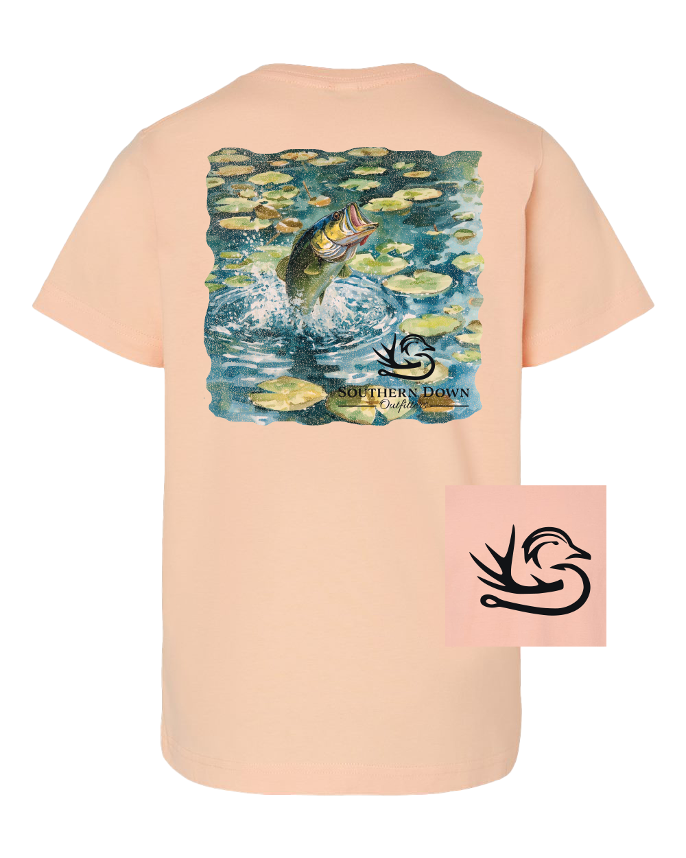 Backwater Bass Toddler Tee