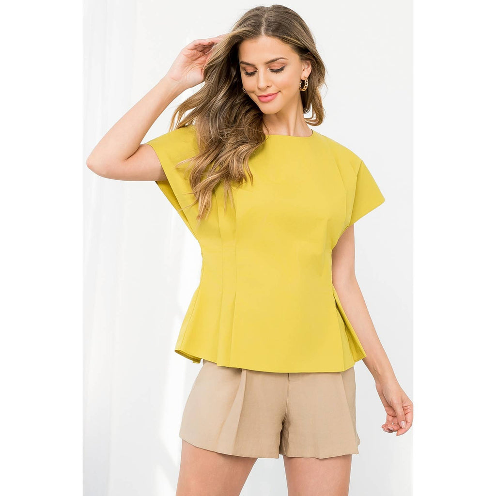 Poplin Pintuck Top