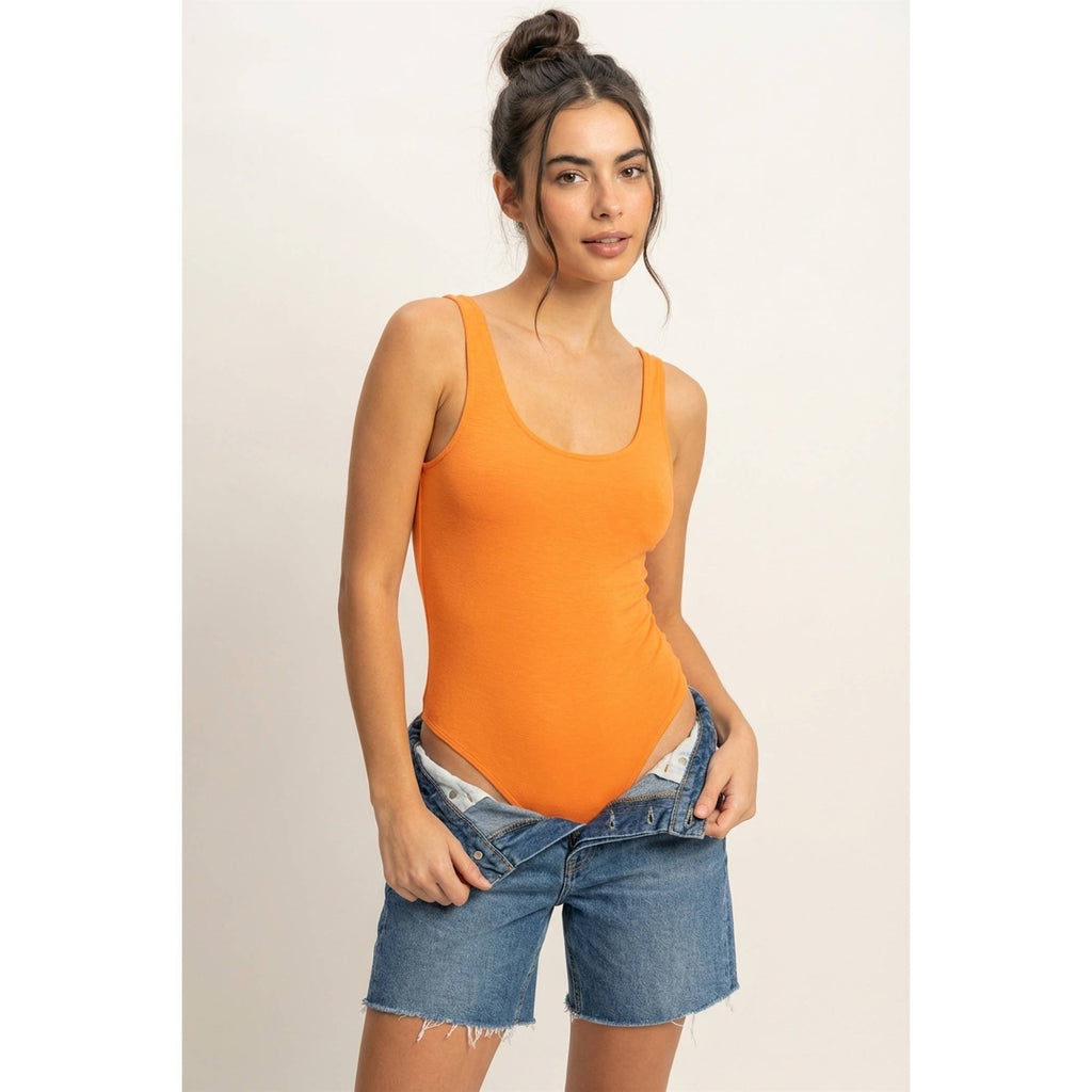 Scoop Neck Tank Bodysuit