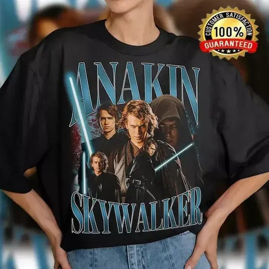 4nakin Graphic T-Shirt, 4nakin Skywalkr Retro 90'S Fans T-shirt, Streetwear Crewneck For Men Women