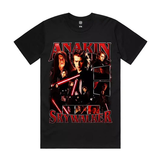 4nakin Skywalkr comic style SWars T-Shirt, Cotton Unisex T-shirt, Streetwear Crewneck For Men Women