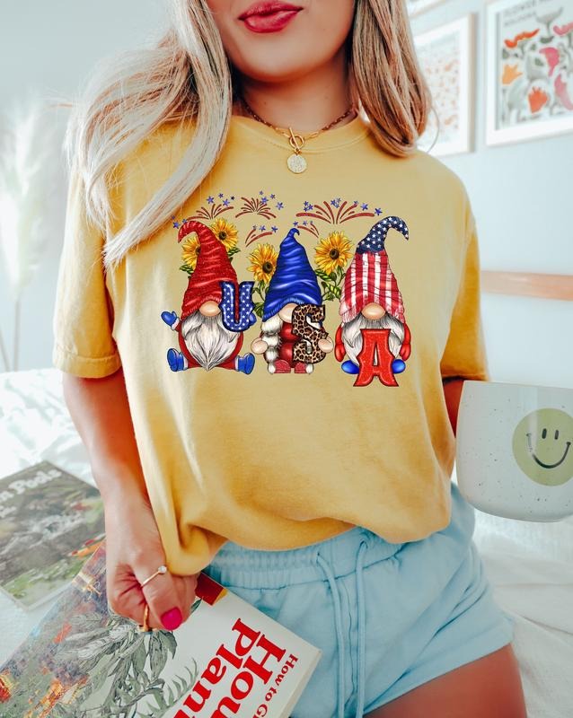 4th Of July Gnome Shirt 4th Of July Shirt Gnome Shirt Patriotic Shirt Independence Day Shirt 4th Of July Gift Independence Day Gift style 03