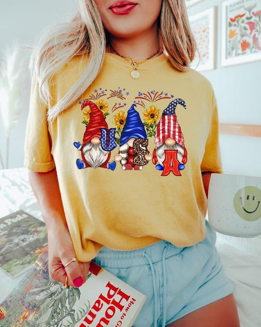 4th Of July Gnome Shirt 4th Of July Shirt Gnome Shirt Patriotic Shirt Independence Day Shirt 4th Of July Gift Independence Day Gift
