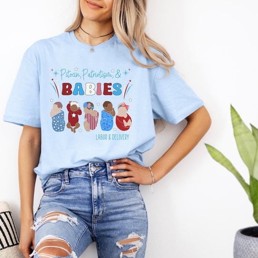 4th Of July Labor And Delivery Shirt Fourth Of July L D Shirt Labor Delivery Nurse L And D Nurse Labor Delivery Shirt L And D Crew