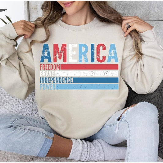 4th Of July Shirt America Shirt Usa Retro American Patriotic Fourth Of July T Shirt  T-shirt, sweater and Hoodie