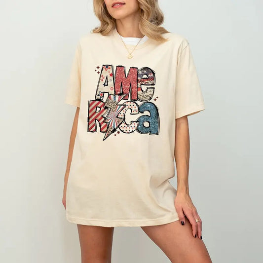 4th of July America Shirt, Sparkly America Shirt, Independence Day, 4th of July Shirt, Leopard 4th of july Shirt designs