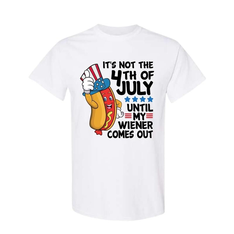 4th of July Funny Wiener T-shirt Partying Grilling Fourth Humor Gift Sweatshirt hot dog bbq Mens offensive Hoodie, 4th of July Independence day Tee Shirt