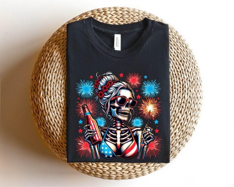 4th of July Skull Shirt,Freedom Shirt