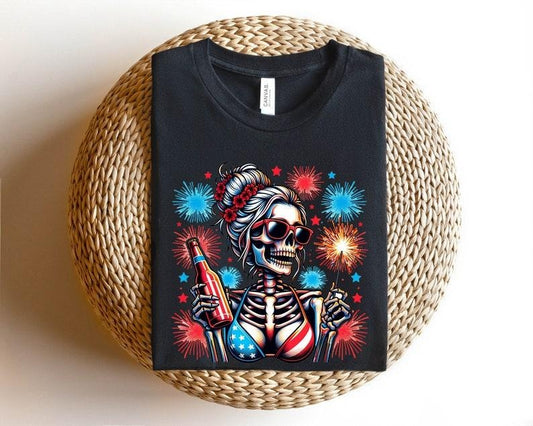 4th of July Skull Shirt,Freedom Shirt