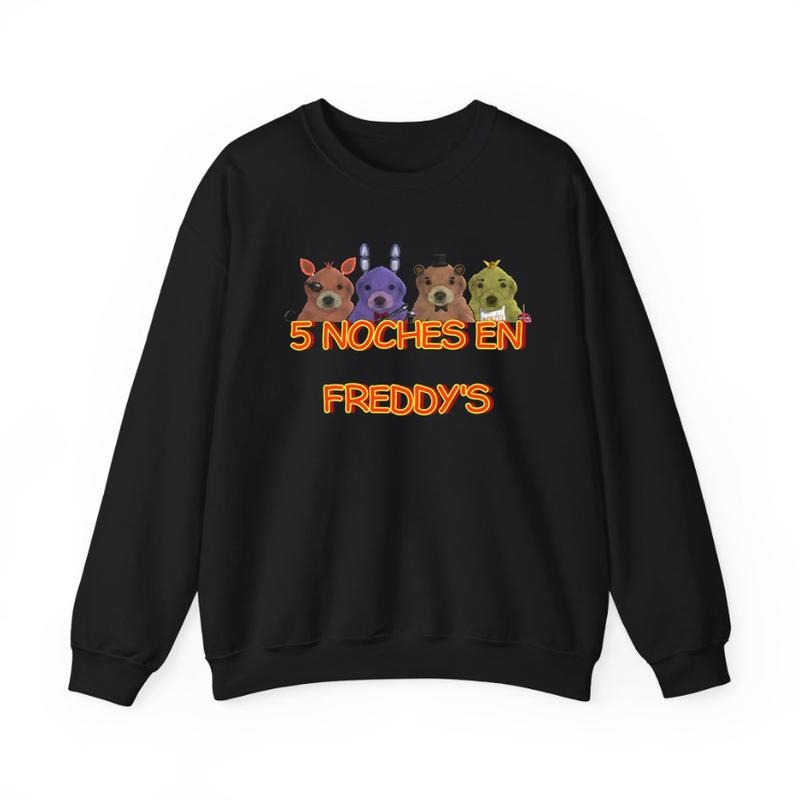 5 Noches En Freddy's Style Hoodie Gaming Fan Gift Unisex Graphic Sweatshirt Cotton Fabric casual hoodie