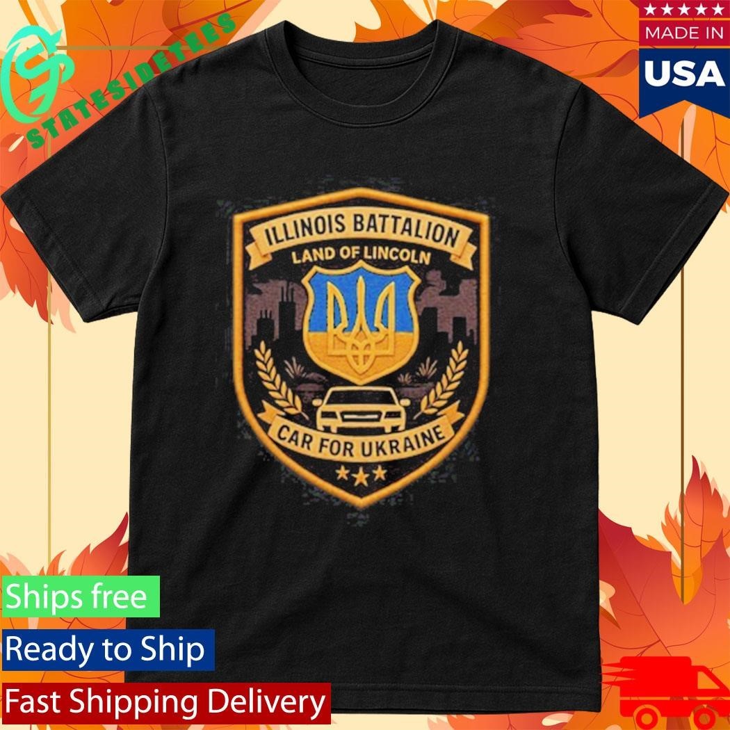 50 States For Ukraine Illinois Battalion Shirt