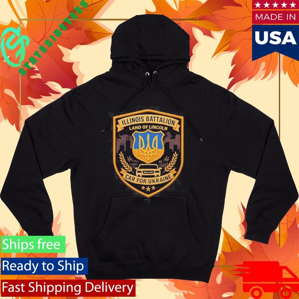 50 States For Ukraine Illinois Battalion Shirt